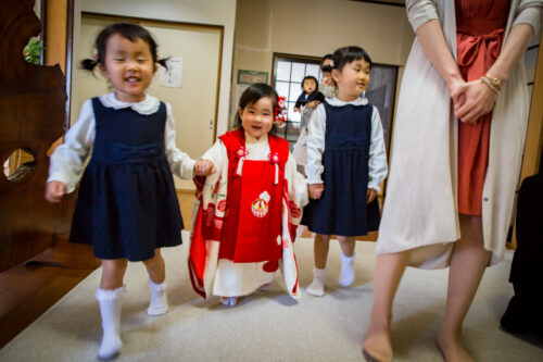 七尾市　妙国寺　結婚式　和装　神前　仏前　ウェディング　３歳　姪　こども