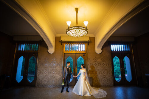 トーハクの本館ラウンジのシャンデリア