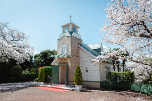 フォトウェディング　横浜　ウェディングドレス　チャペル　教会　カメラマン　オシャレ