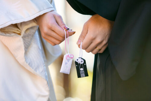 金沢　フォトウェディング　北陸　石川　和装　白無垢　お守り　アイテム　グッズ　道具