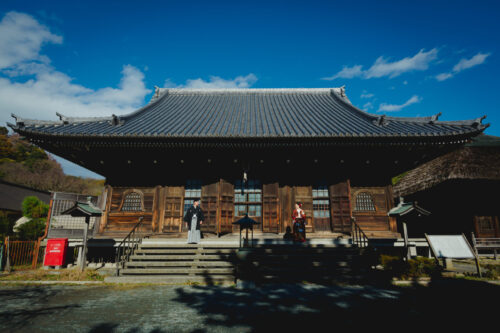 フォトウェディング　横浜　和装　称名寺　色打掛　女性カメラマン