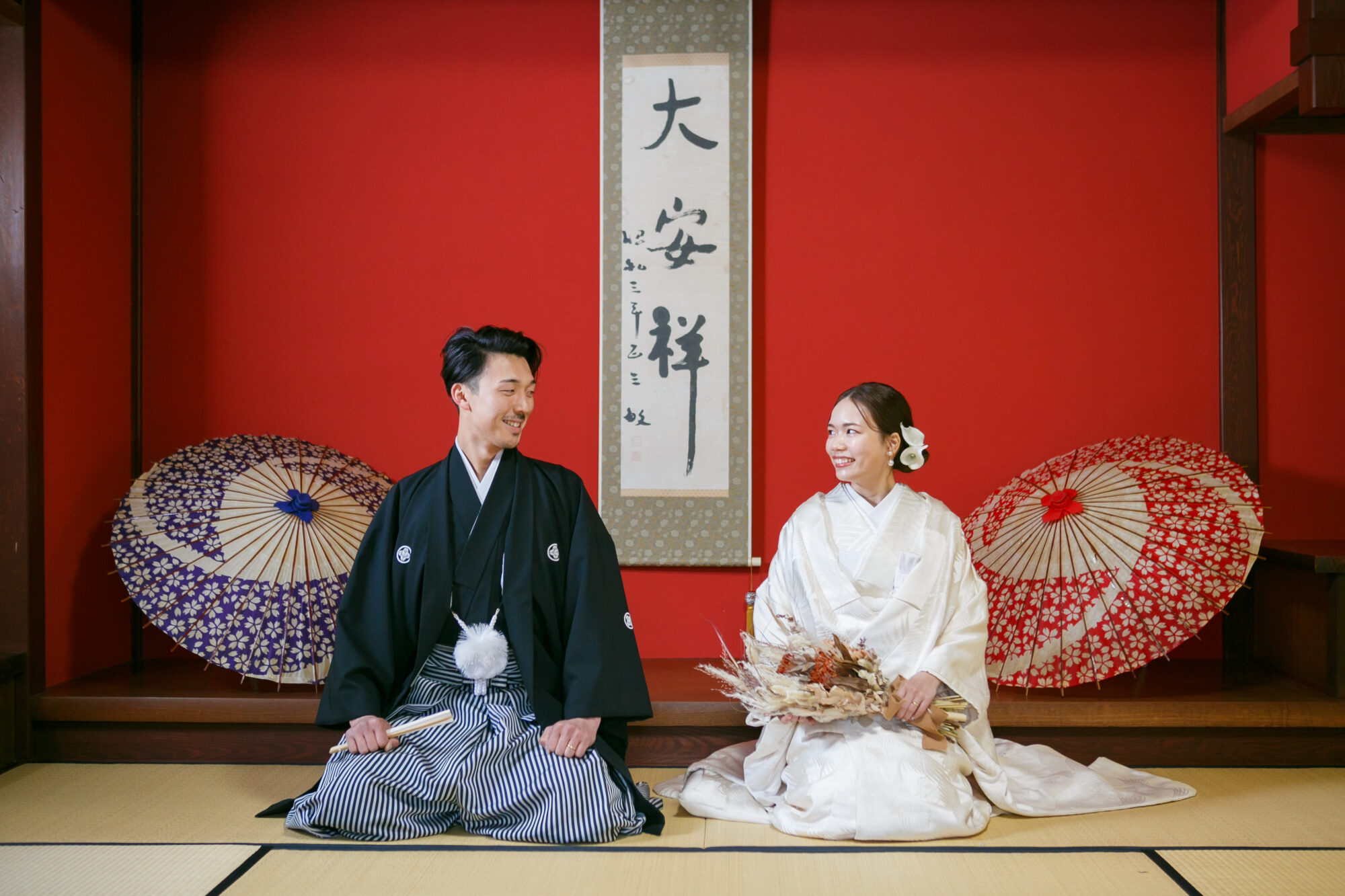 和装の定番ポーズ