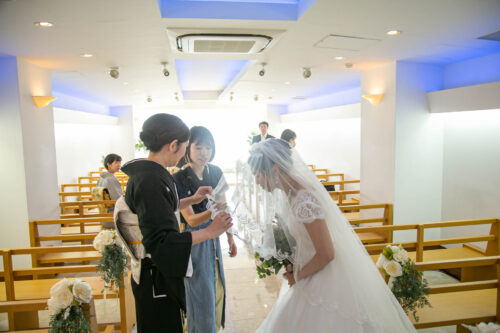 KKR ポートヒル横浜　チャペル　フォトウェディング　港の見える丘公園　安い　格安　家族　挙式　結婚式　ブライダル　ウェディング