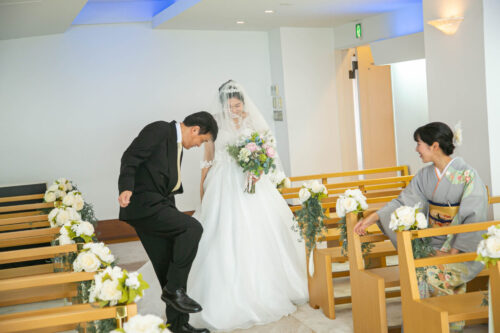 KKR ポートヒル横浜　チャペル　フォトウェディング　港の見える丘公園　安い　格安　家族　挙式　結婚式　ブライダル　ウェディング