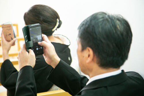 父　撮影　結婚式