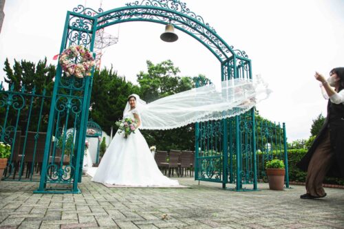 ヘアメイク　ベール　アシスタント　ロング