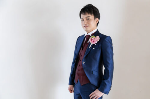 洋装　スタジオ　フォトウェディング　スタジオ　写真　結婚式　前撮り