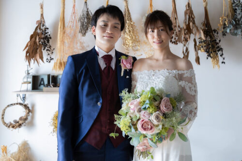 洋装　スタジオ　フォトウェディング　スタジオ　写真　結婚式　前撮り