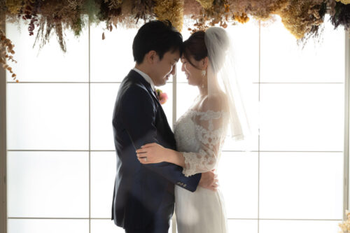 洋装　スタジオ　フォトウェディング　スタジオ　写真　結婚式　前撮り