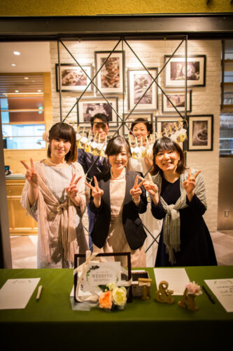 はこまち　アフターパーティ　受付　金沢　ウェディング　結婚式