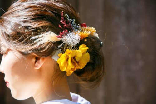 和装 ヘアスタイル 髪型 髪飾り