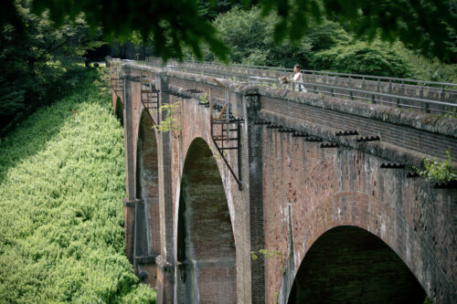 めがね橋　軽井沢　レンガ　鉄道　橋　安中　群馬　長野