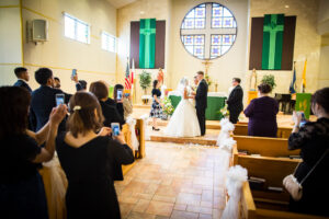 結婚式　横須賀基地　披露宴　教会　チャペル　海軍　ネイビー　アメリカ軍　米軍　ベールアップ