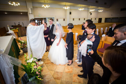 結婚式　横須賀基地　披露宴　教会　チャペル　海軍　ネイビー　アメリカ軍　米軍　制約　誓い　神父