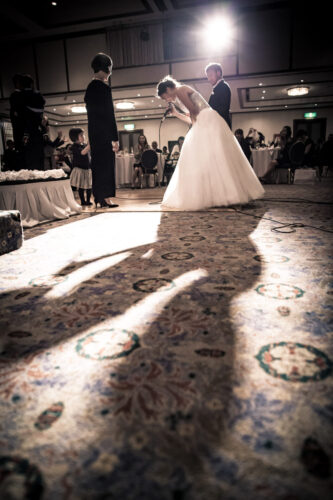 結婚式　ニュー山王　感謝　披露宴　パーティー　新婦