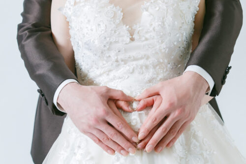 金沢　フォトウェディング　洋装　ウェディングドレス　ブーケ　ブライダル　結婚　写真　マタニティ　スタジオ