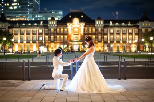 東京ステーションホテルでプロポーズシーン