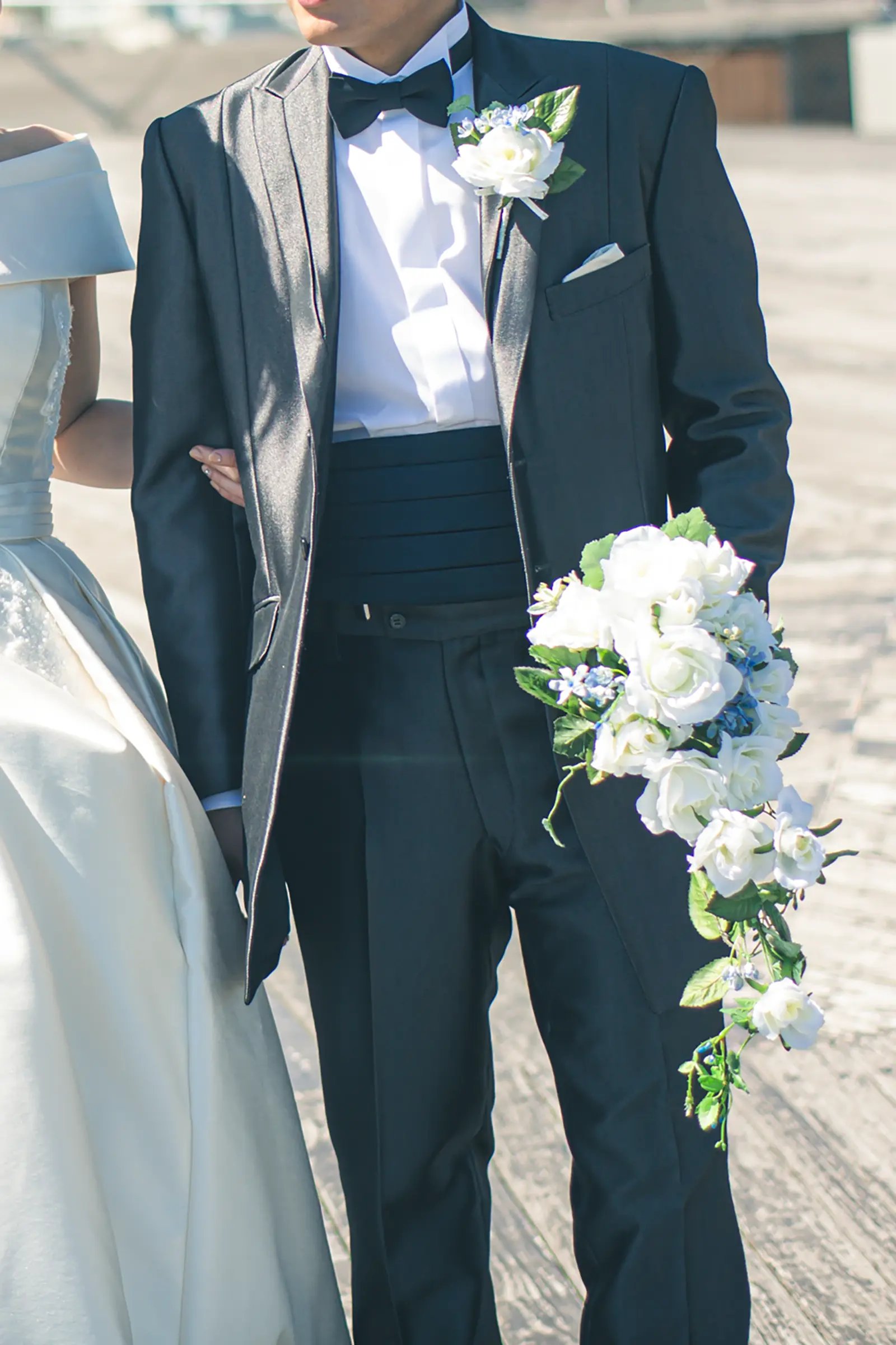 フォトジェリッシュのダークグレー タキシード 004-DG (AM)