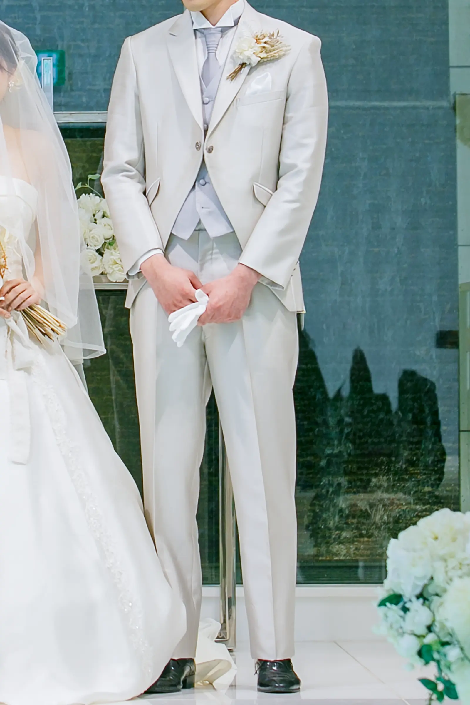 フォトジェリッシュの ベージュ タキシード 014-BG (ABM)