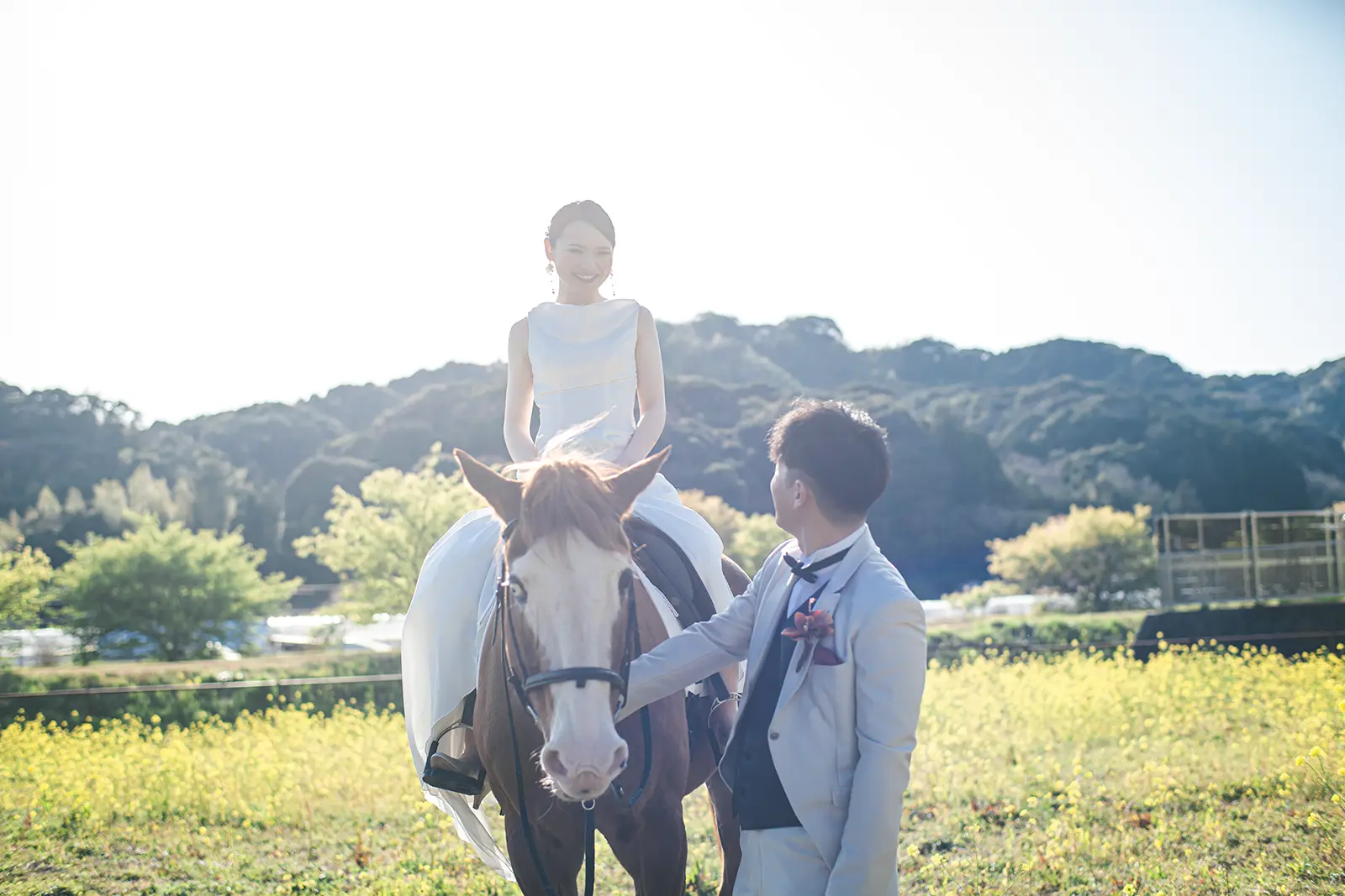 伊豆下田乗馬クラブでのフォトウェディング・前撮り07