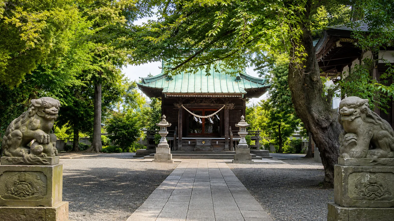 篠原八幡神社の境内|横浜市港北区のお宮参り対応神社