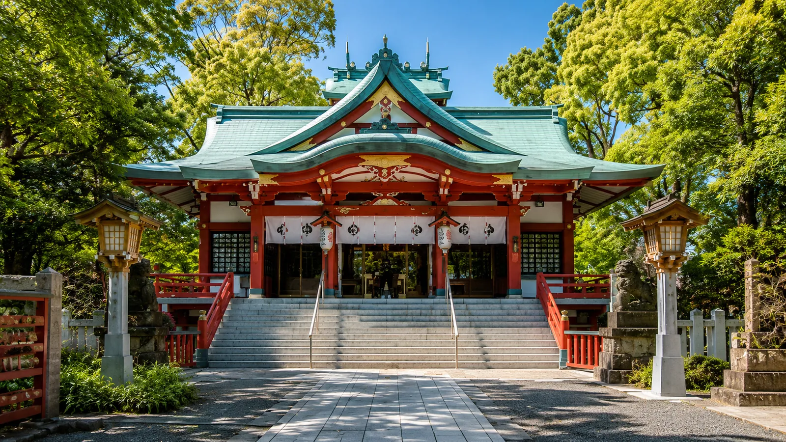 多摩川浅間神社の境内（イメージ）