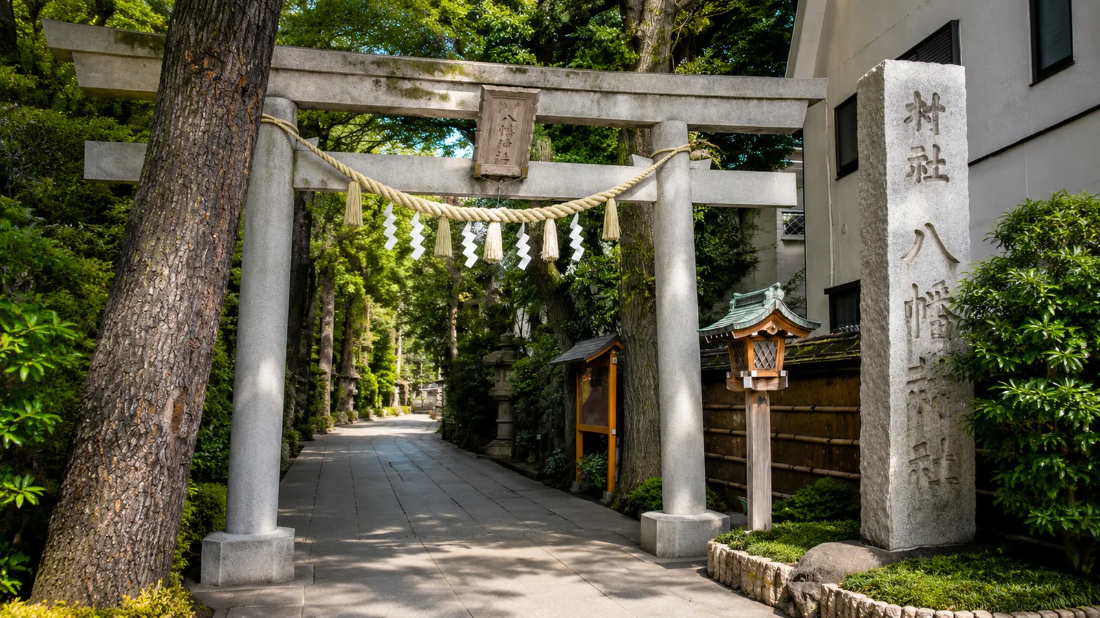 戸越八幡神社の境内（イメージ）